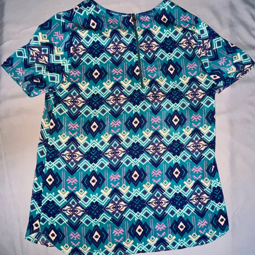Everly Geometric Patterned Kids‎ Shirt Size Small - Picture 5 of 6